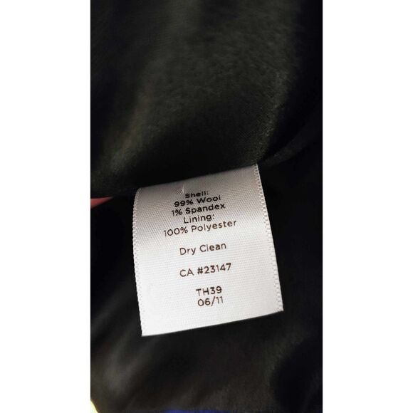 Talbots Wool Blazer Royal Blue Womens Size 8P Career Business Casual - Picture 8 of 10